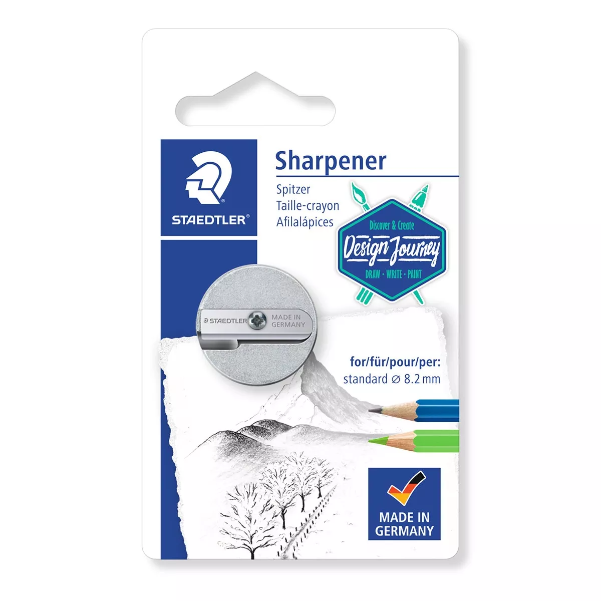 Staedtler - Blíster Con Afilalápices Doble De Metal Design Journey Stadtler barato