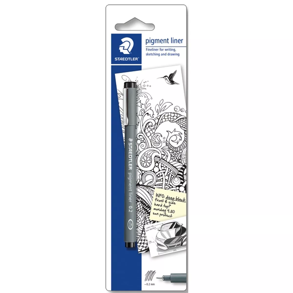 Staedtler - Blíster Rotulador Calibrado 0,2 Mm. Negro En Oferta Staedtler - Blíster Rotulador Calibrado 0