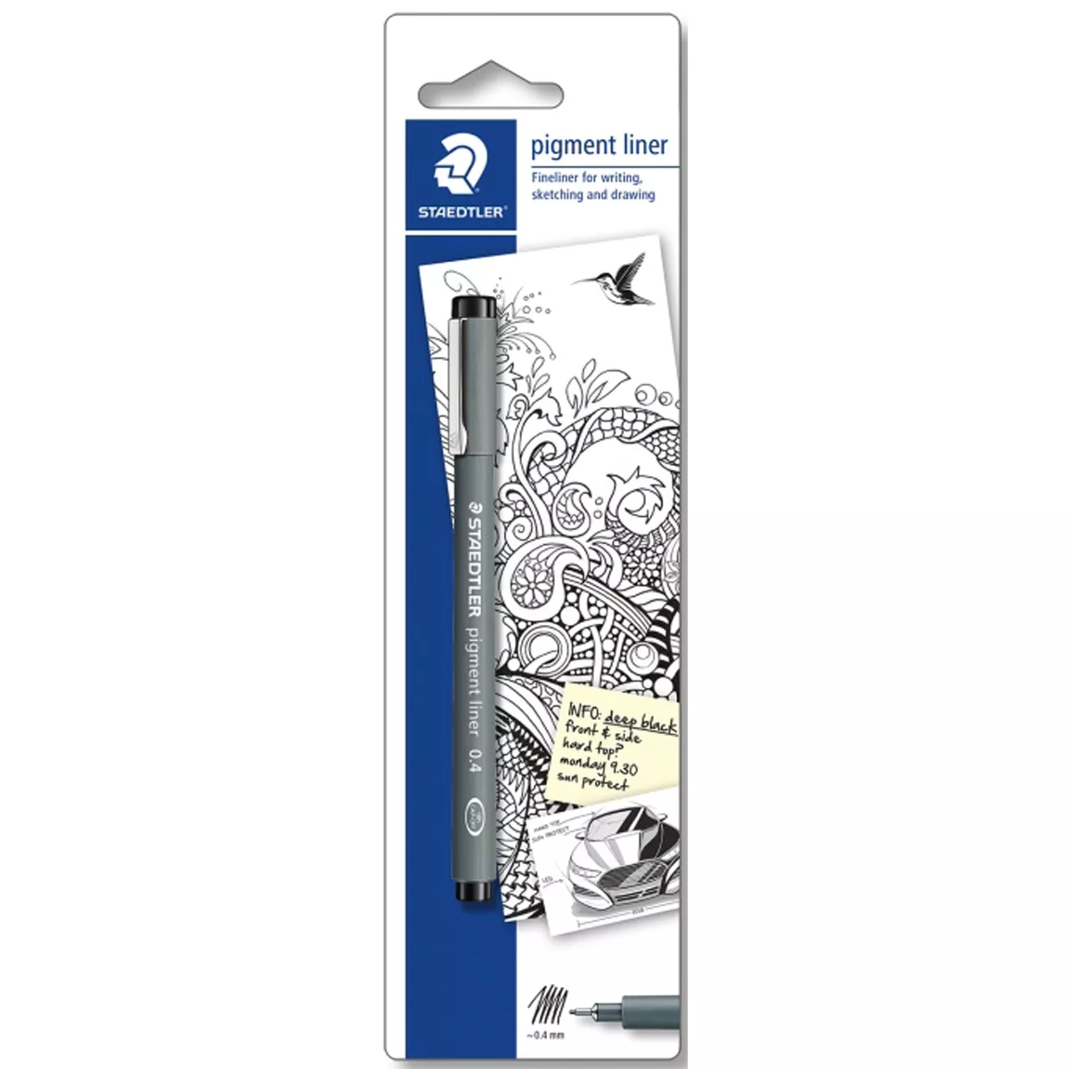 Staedtler - Blíster Rotulador Calibrado 0,4 Mm. Negro En Oferta Staedtler - Blíster Rotulador Calibrado 0
