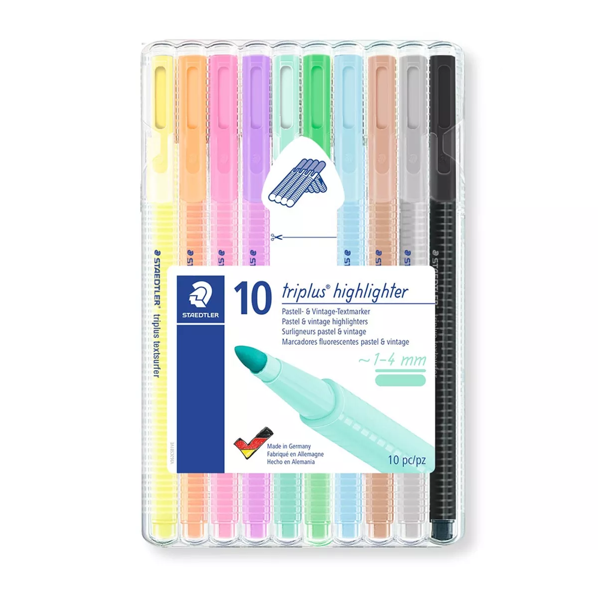 Staedtler - Marcador Fluorescente Triplus Textsurfer 10 Unidades Pastel & Vintage barato