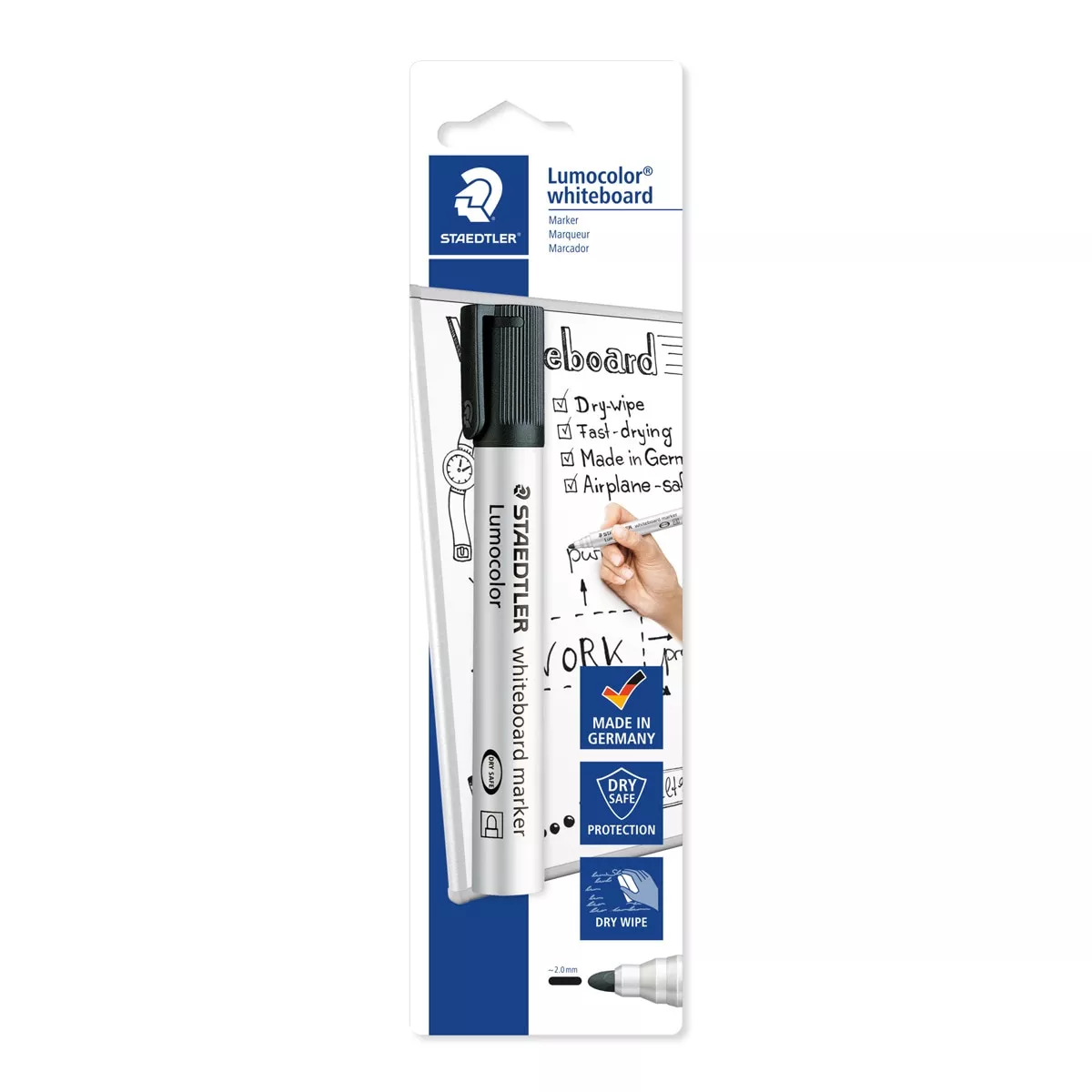 Staedtler - Marcador Lumocolor Pizarra Blanca Negro En Oferta Staedtler - Marcador Lumocolor Pizarra Blanca Negro Barato