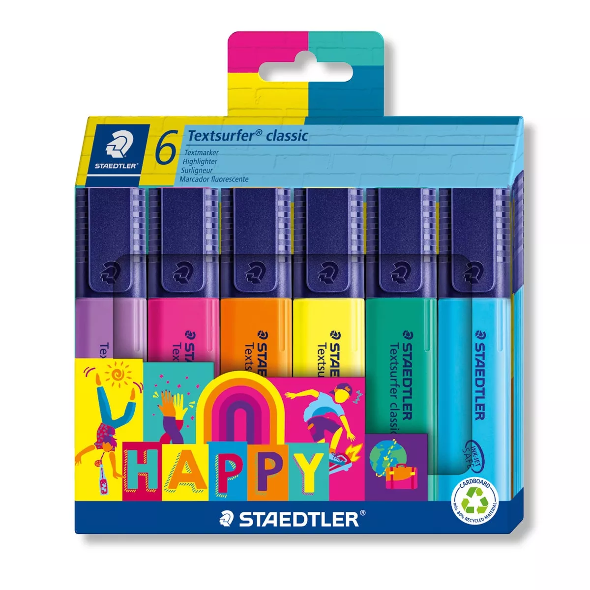Staedtler - Marcadores Fluorescentes Textsufer Happy Multicolor En Oferta Staedtler - Marcadores Fluorescentes Textsufer Happy Multicolor Barato