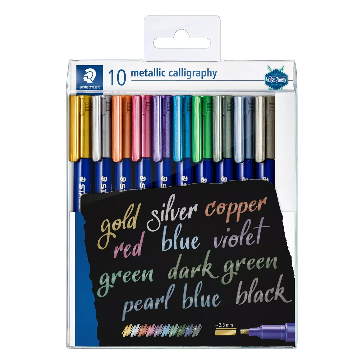 Staedtler - Pack 10 Marcadores Metalizados Caligrafía Multicolor En Oferta Staedtler - Pack 10 Marcadores Metalizados Caligrafía Multicolor Barato