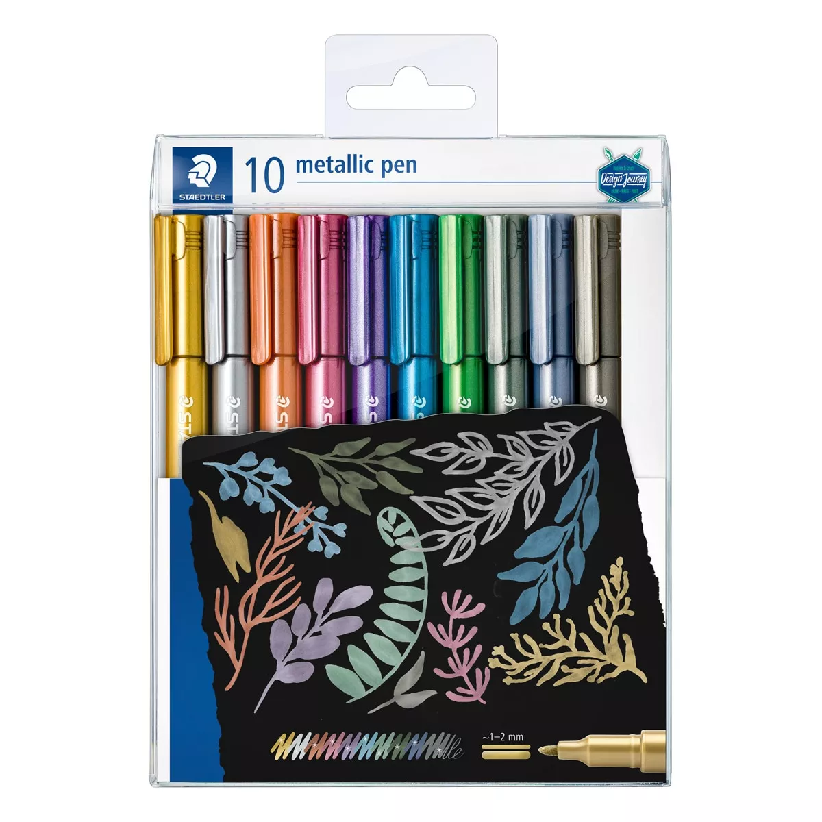 Staedtler - Pack 10 Marcadores Metalizados Punta Redonda Multicolor En Oferta Staedtler - Pack 10 Marcadores Metalizados Punta Redonda Multicolor Barato