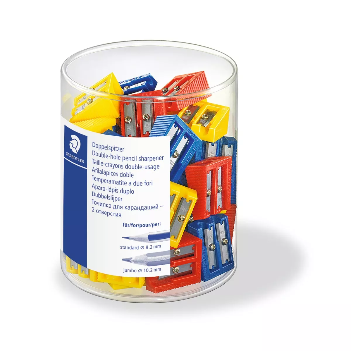 Staedtler - Pack 50 Afilalápices Plásticos Doble En Oferta Staedtler - Pack 50 Afilalápices Plásticos Doble Barato