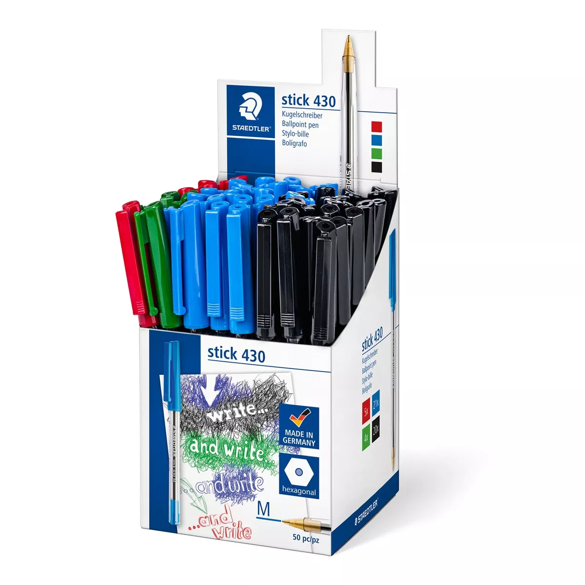Staedtler - Pack 50 Bolígrafos Punta Media Surtidos En Oferta Staedtler - Pack 50 Bolígrafos Punta Media Surtidos Barato