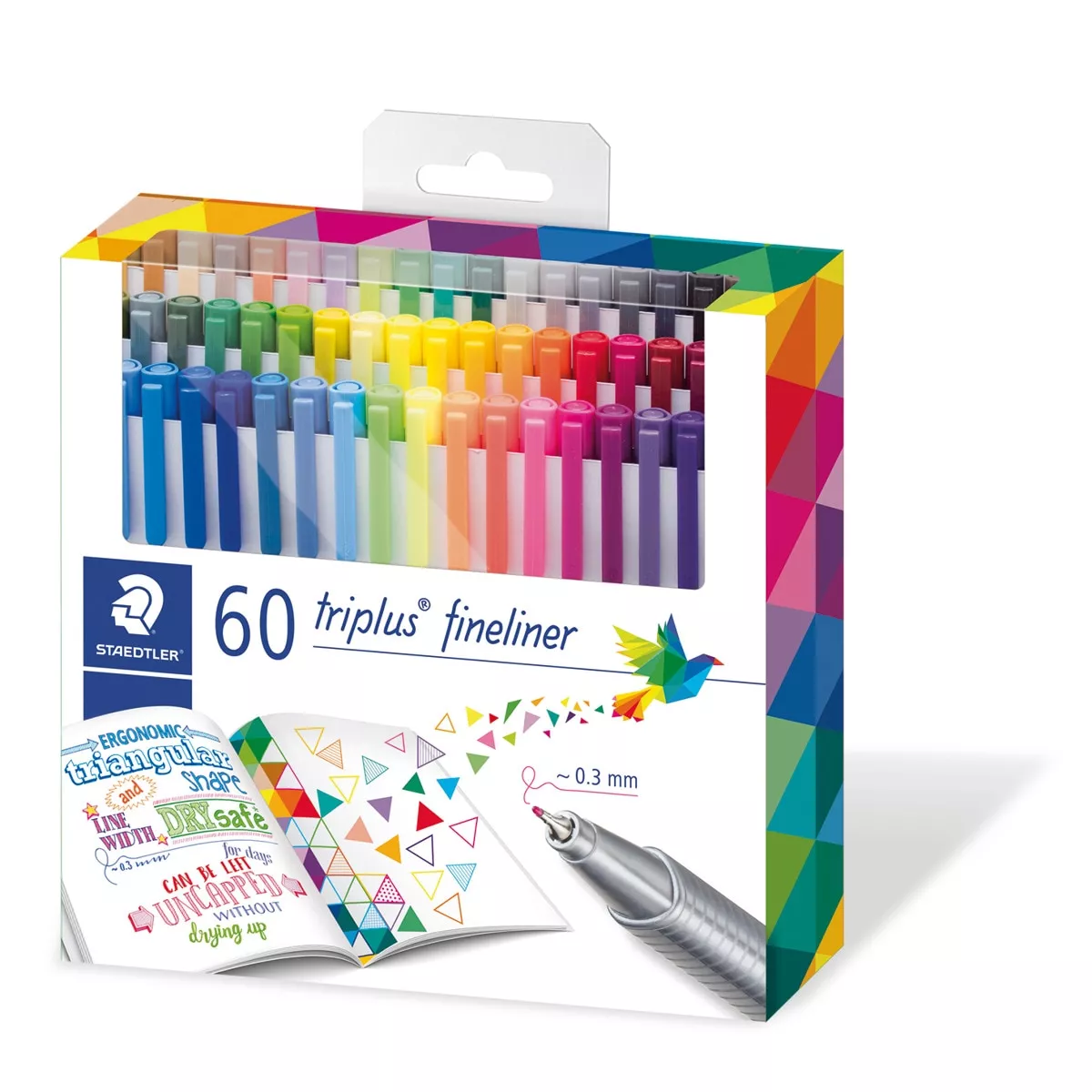 Staedtler - Pack 60 Rotuladores Triplus Fineliner En Oferta Staedtler - Pack 60 Rotuladores Triplus Fineliner Barato