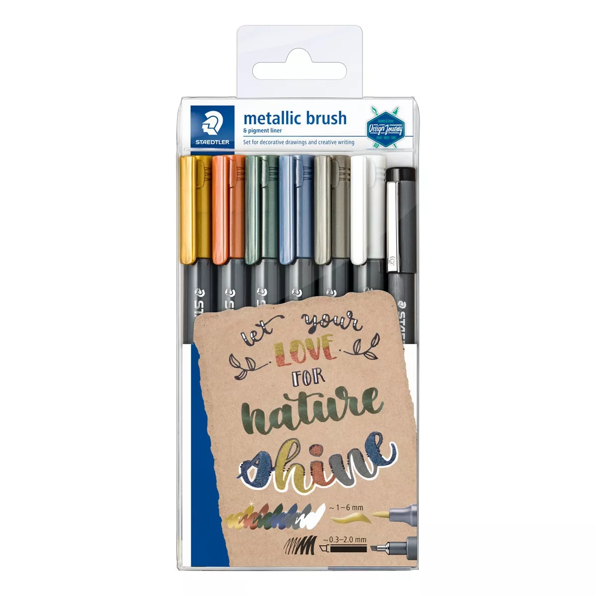 Staedtler - Pack 7 Marcadores Metalizados Punta Pincel Multicolor En Oferta Staedtler - Pack 7 Marcadores Metalizados Punta Pincel Multicolor Barato