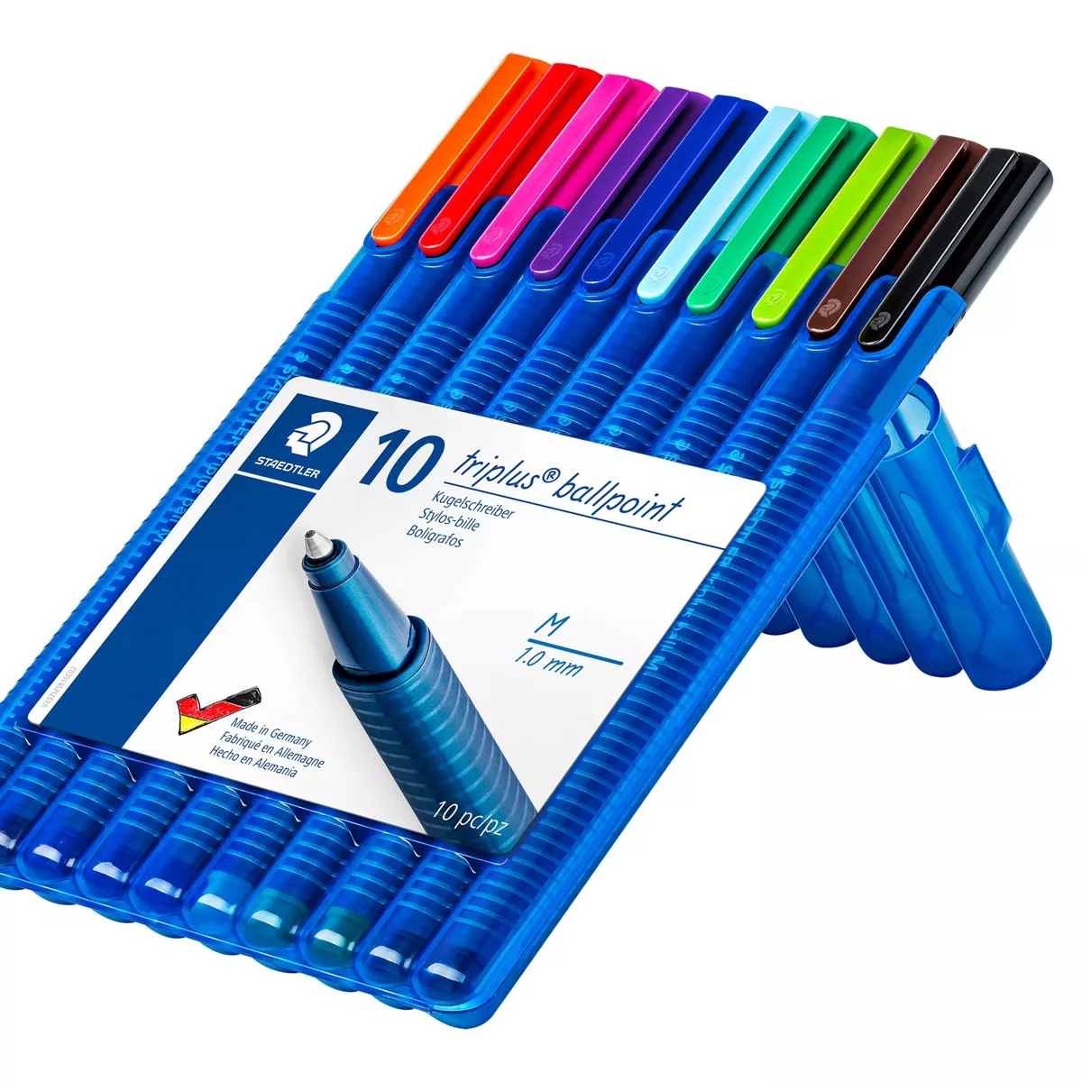 Staedtler - Pack Con 10 Bolígrafos Triplus Ball M En Colores Surtidos barato