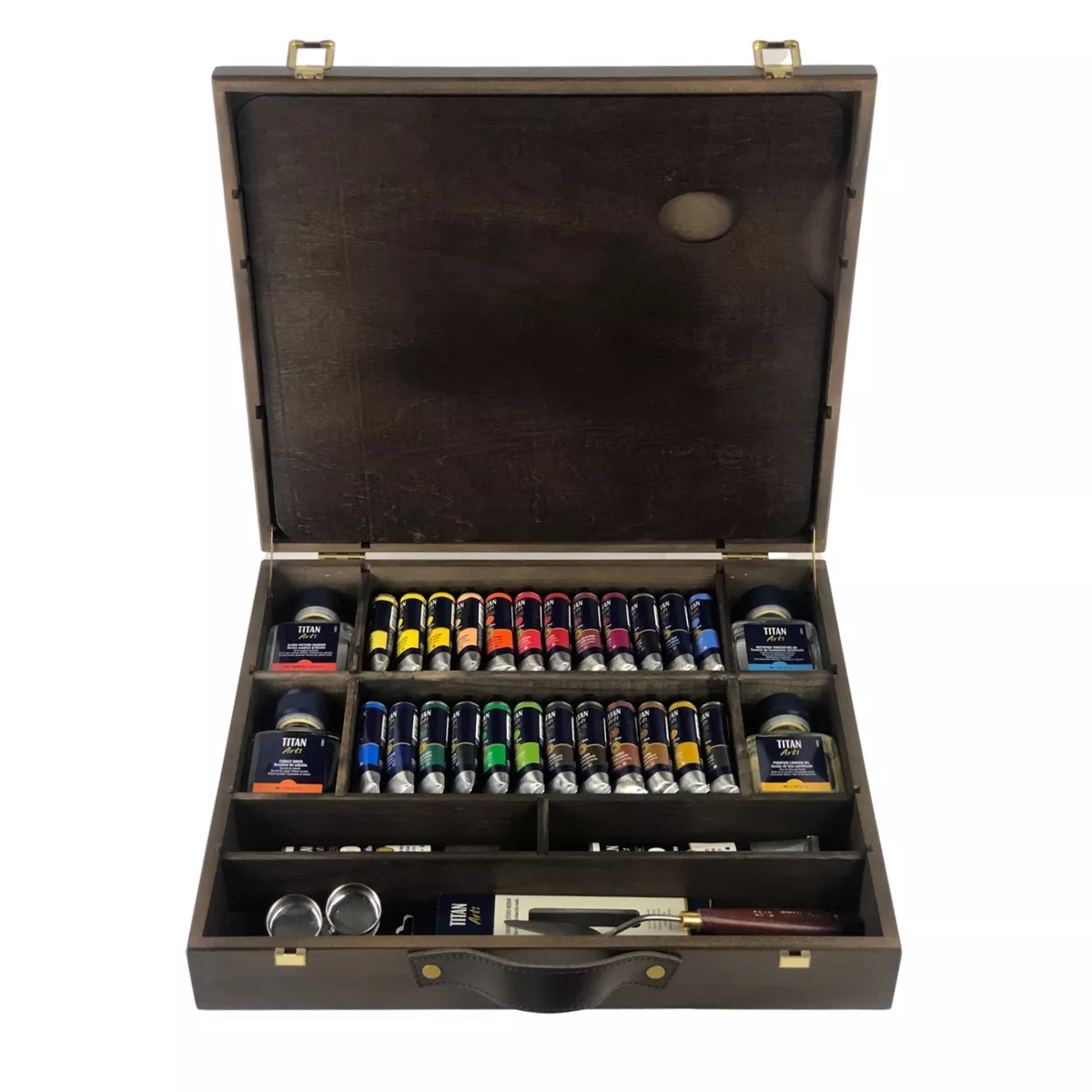 Titan Arts - Caja De Madera Óleo Extrafino Premium En Oferta Titan Arts - Caja De Madera Óleo Extrafino Premium Barato