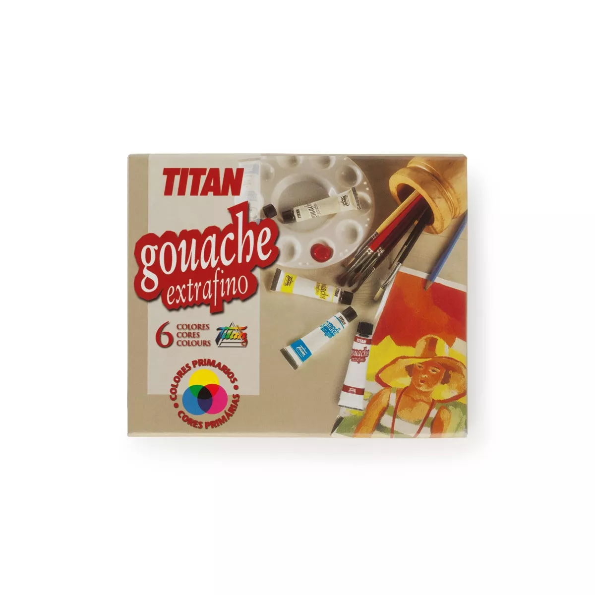 Titan Arts - Set 6 Tubos Gouache Extra Fine 20Ml Colores Primarios En Oferta Titan Arts - Set 6 Tubos Gouache Extra Fine 20Ml Colores Primarios Barato