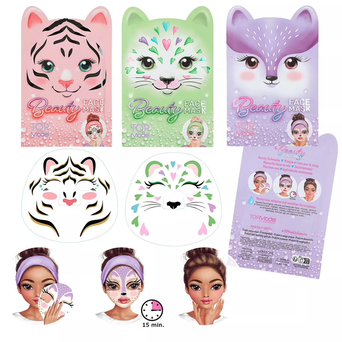 Topmodel - Mascarilla Facial Animales En Oferta Topmodel - Mascarilla Facial Animales Barato