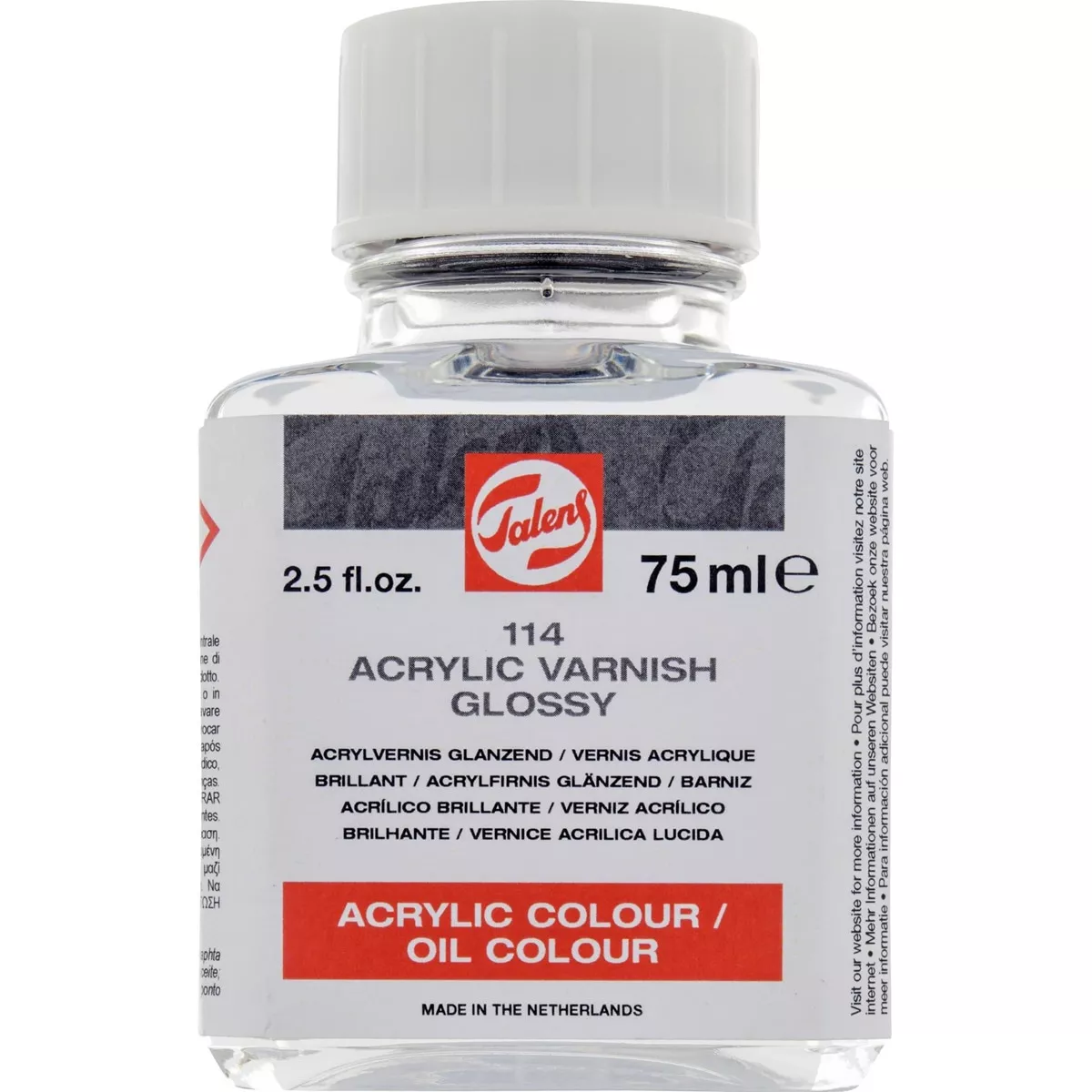 Talens - Barniz Acrílico Brillante 114 De 75Ml Para Obras Acrílicas O Al Óleo En Oferta Talens - Barniz Acrílico Brillante 114 De 75Ml Para Obras Acrílicas O Al Óleo Barato