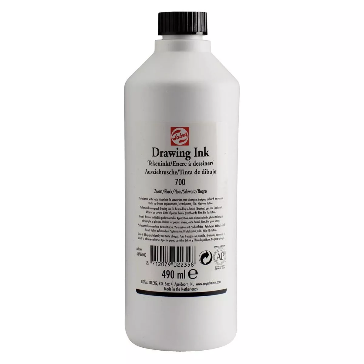 Talens - Botella De Tinta De Dibujo Negra De 490 Ml Multicolor En Oferta Talens - Botella De Tinta De Dibujo Negra De 490 Ml Multicolor Barato