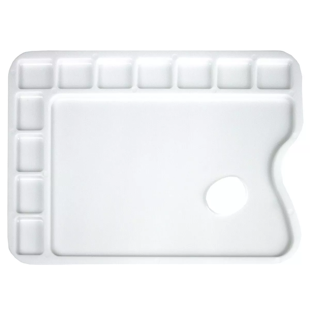 Talens - Paleta De Plástico Rectangular De Once Pocillos Blanca En Oferta Talens - Paleta De Plástico Rectangular De Once Pocillos Blanca Barato