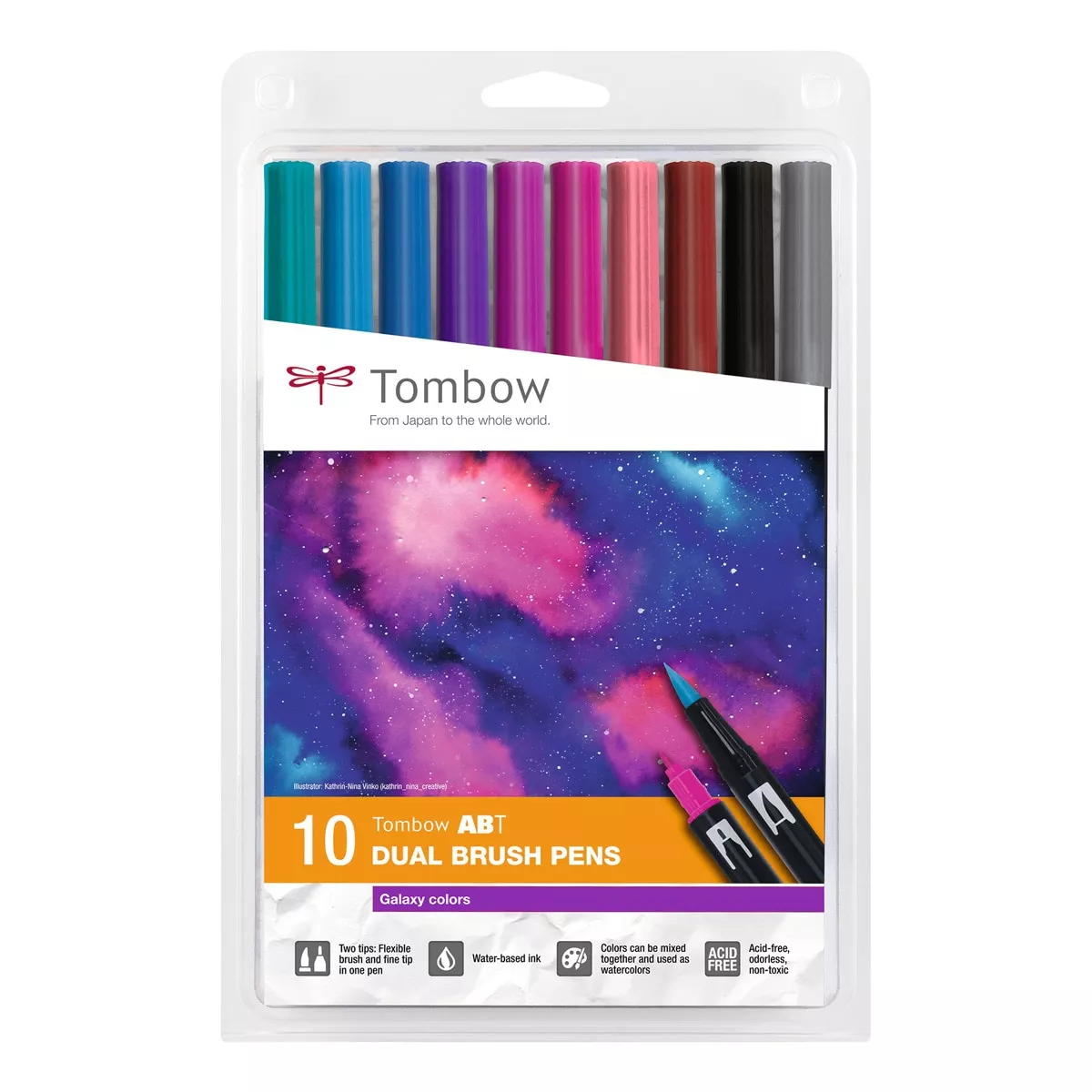 Tombow - Estuche 10 Rotuladores Abt Colores Galaxy En Oferta Tombow - Estuche 10 Rotuladores Abt Colores Galaxy Barato