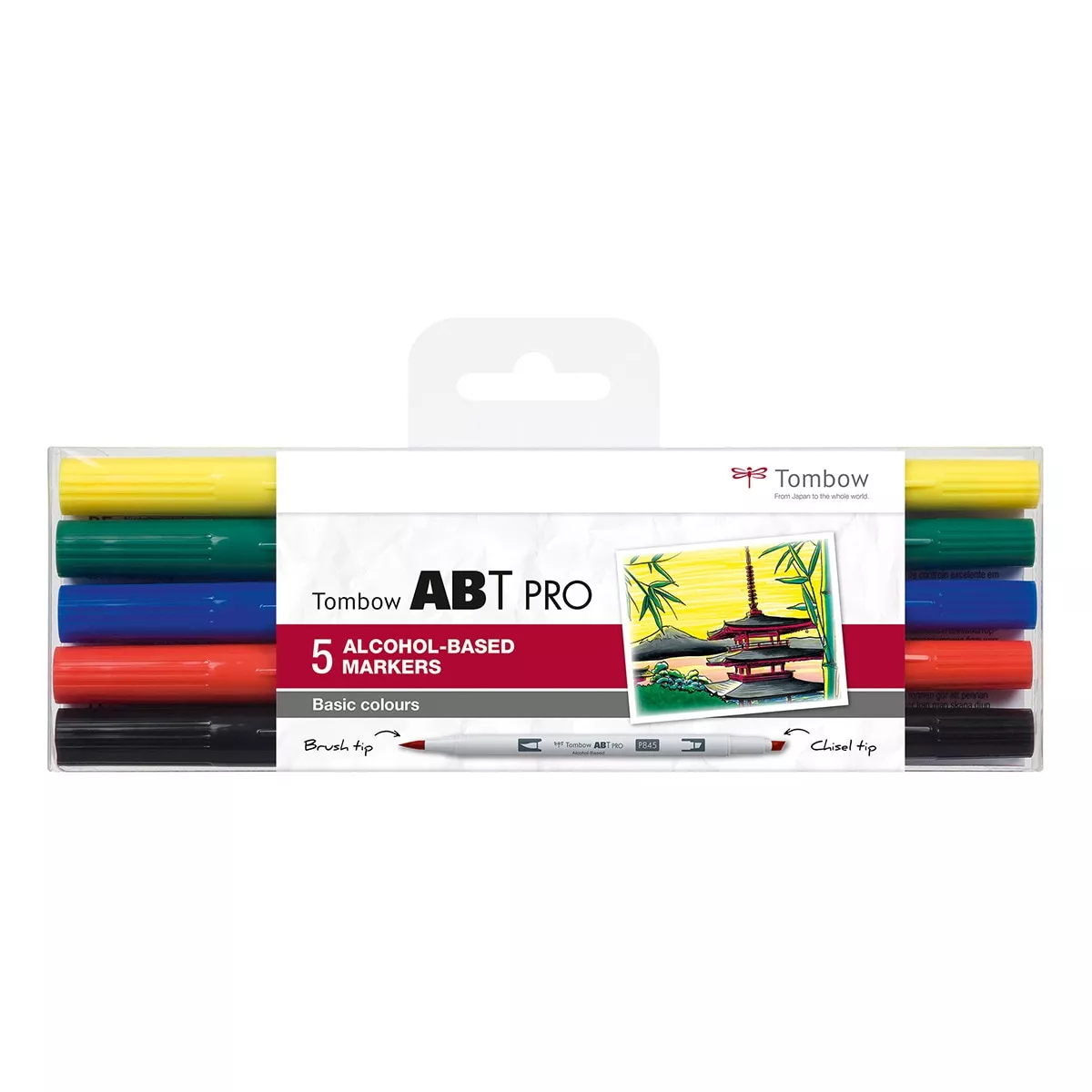 Tombow - Estuche 5 Rotuladores Abt Pro Base Alcohol Colores Primarios En Oferta Tombow - Estuche 5 Rotuladores Abt Pro Base Alcohol Colores Primarios Barato