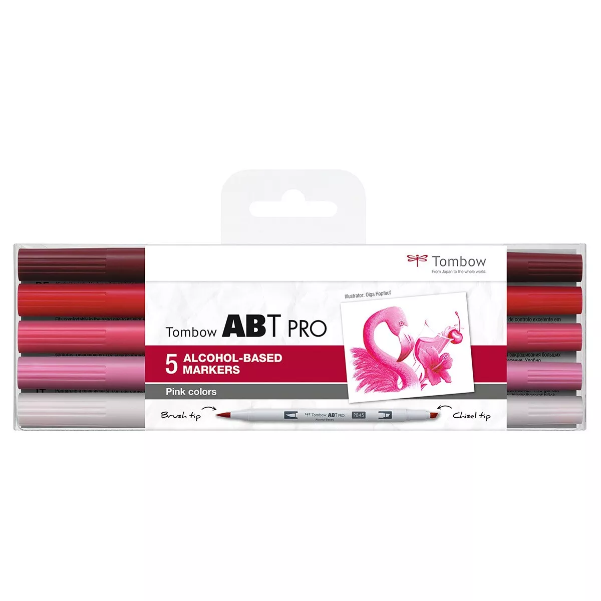 Tombow - Estuche 5 Rotuladores Abt Pro Base Alcohol Colores Rosas En Oferta Tombow - Estuche 5 Rotuladores Abt Pro Base Alcohol Colores Rosas Barato