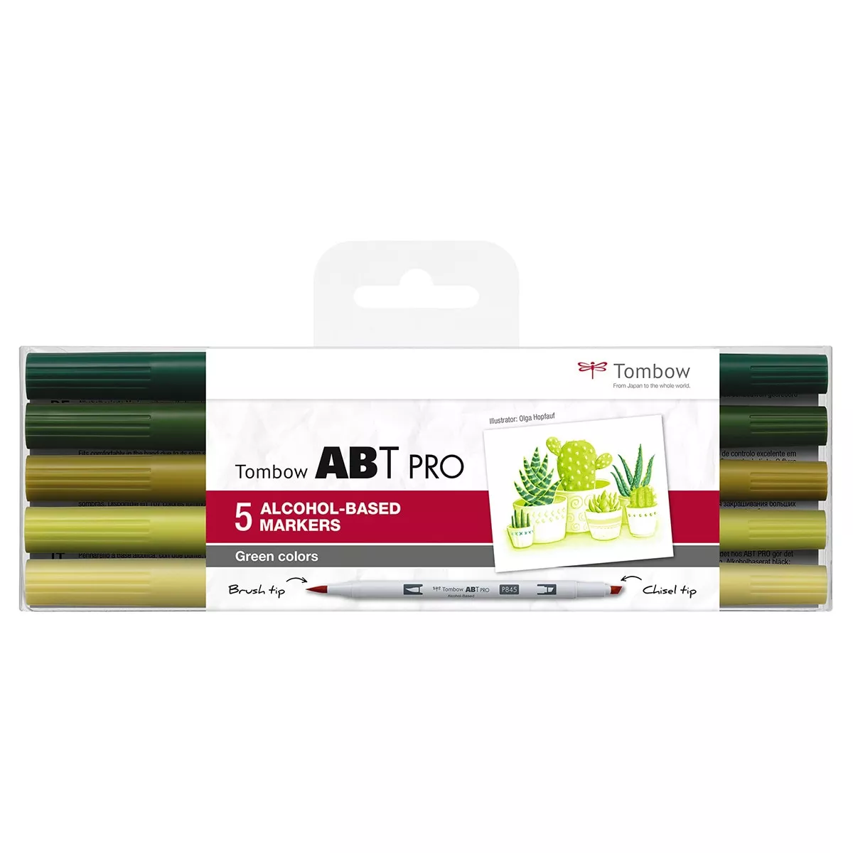 Tombow - Estuche 5 Rotuladores Abt Pro Base Alcohol Colores Verdes En Oferta Tombow - Estuche 5 Rotuladores Abt Pro Base Alcohol Colores Verdes Barato