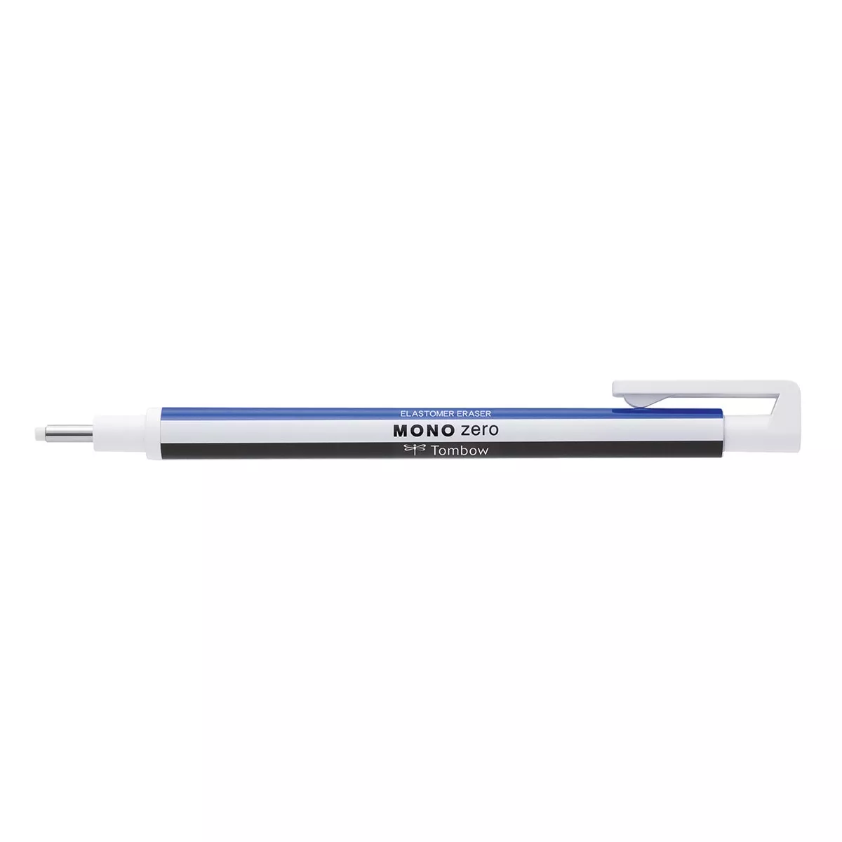 Tombow - Portagomas Precisión Mono Zero Punta Redonda Blanco, Azul Y Negro En Oferta Tombow - Portagomas Precisión Mono Zero Punta Redonda Blanco