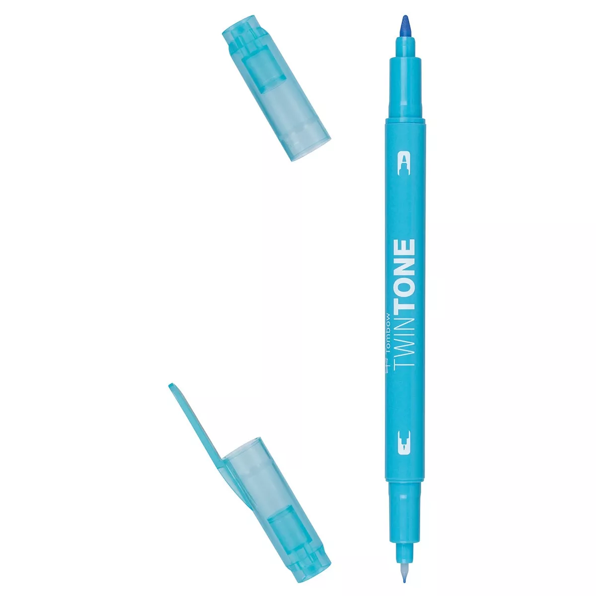 Tombow - Rotulador Doble Punta TwinTone Base Agua Light Blue 13 barato