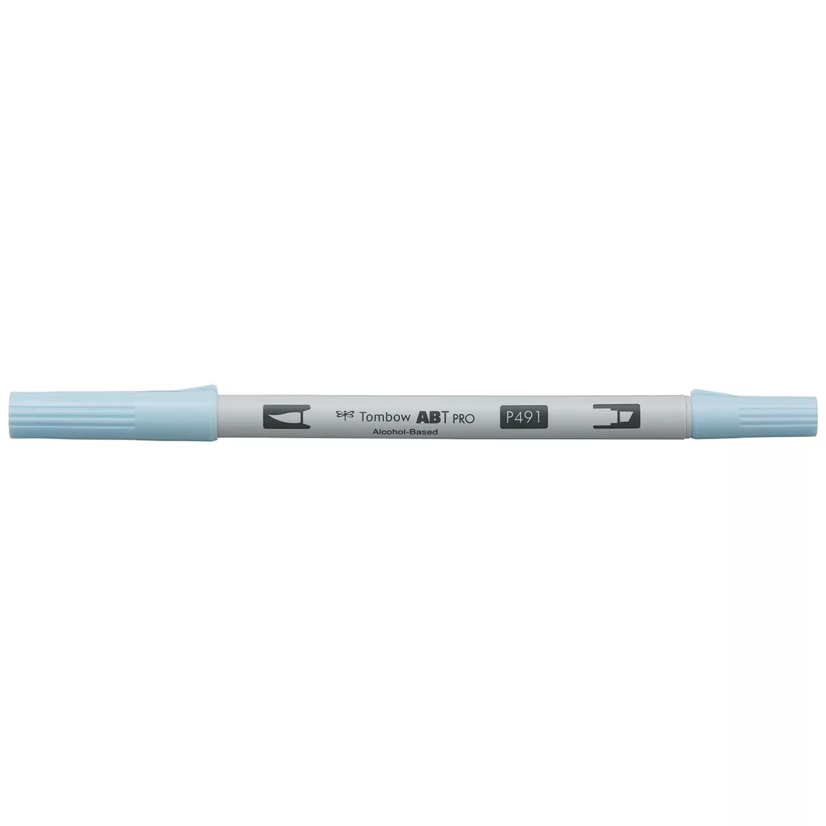 Tombow - Rotulador Dual Brush ABT PRO Base Alcohol Doble Punta Glacier Blue 491 barato