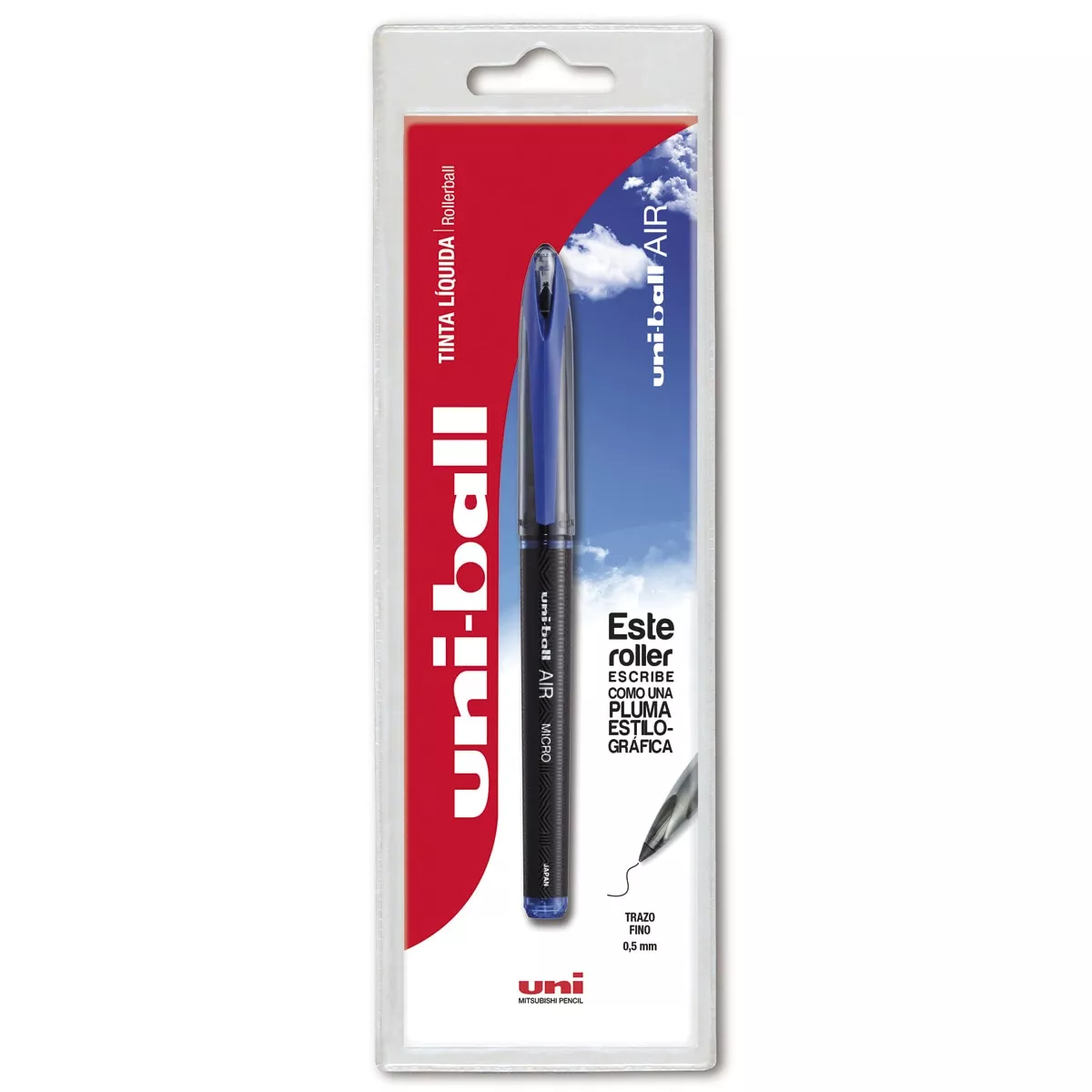 Uni Ball - Bolígrafo Roller 0,5 Air Micro Uni-Ball Azul En Oferta Uni Ball - Bolígrafo Roller 0