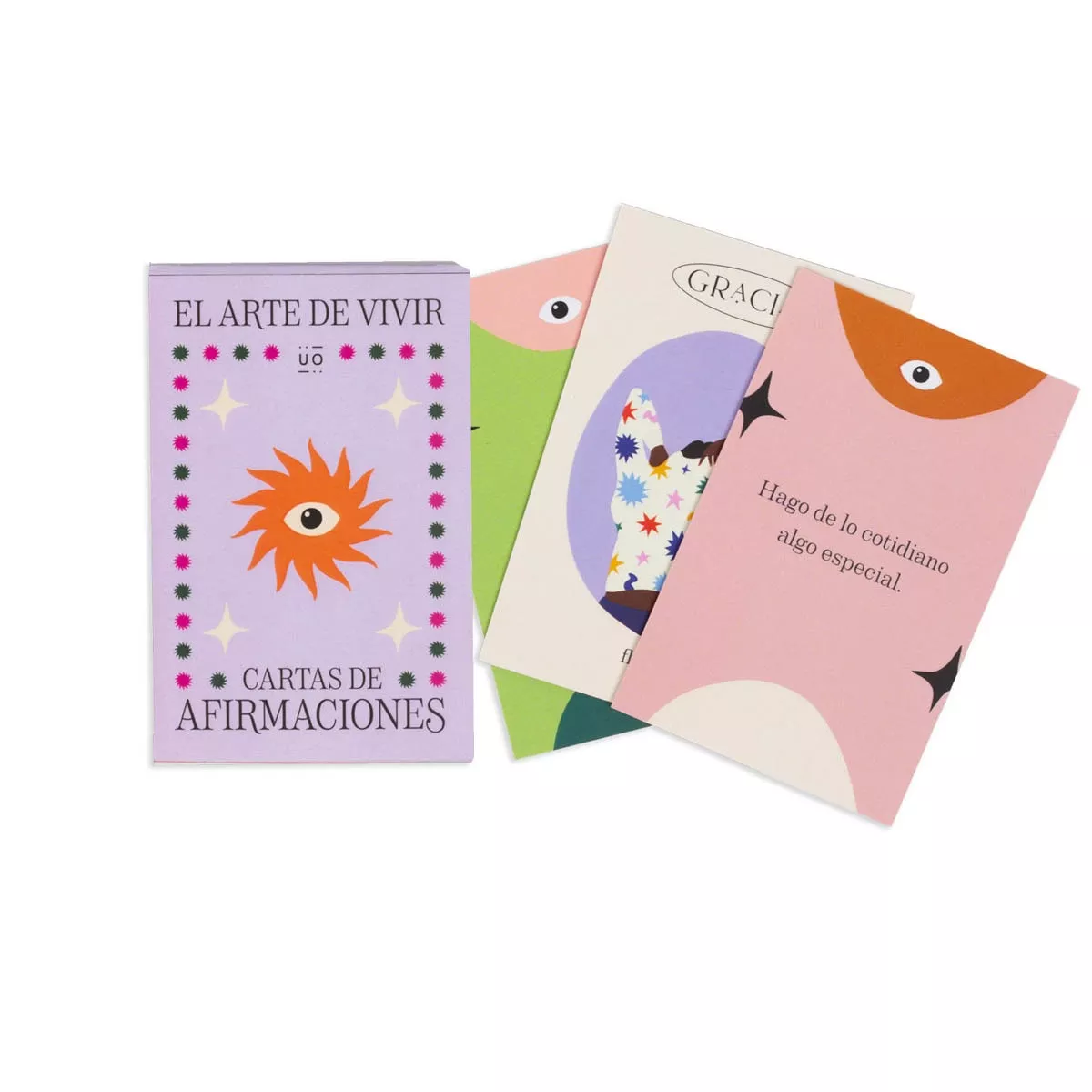 Uo - Cartas De Afirmaciones Baraja 15 Cartas + 1 Carta De Instruciones 100X60,5 Mm El Arte De Vivir Multicolor Español En Oferta Uo - Cartas De Afirmaciones Baraja 15 Cartas + 1 Carta De Instruciones 100X60