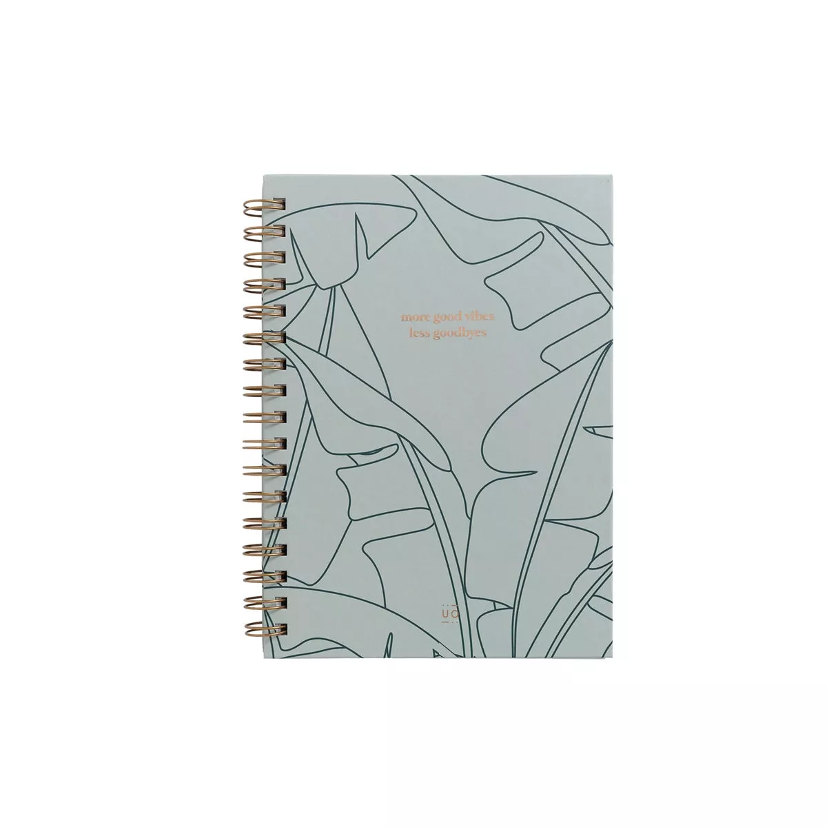 Uo - Libreta More Good Vibes, Less Goodbyes Verde En Oferta Uo - Libreta More Good Vibes