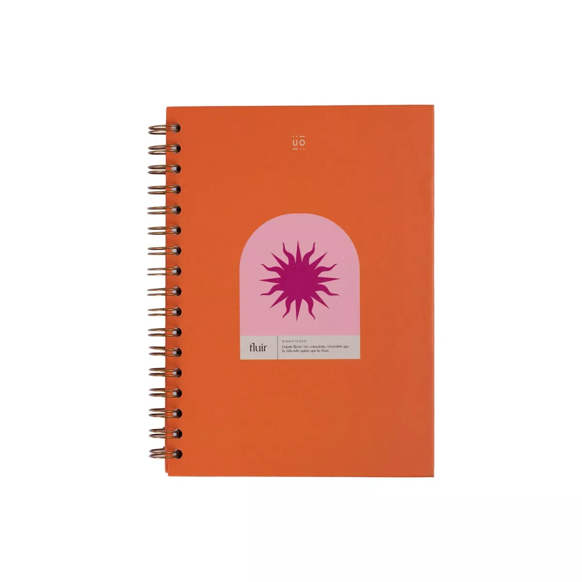 Uo - Libreta Tapa Dura Fluir Naranja Y Rosa En Oferta Uo - Libreta Tapa Dura Fluir Naranja Y Rosa Barato