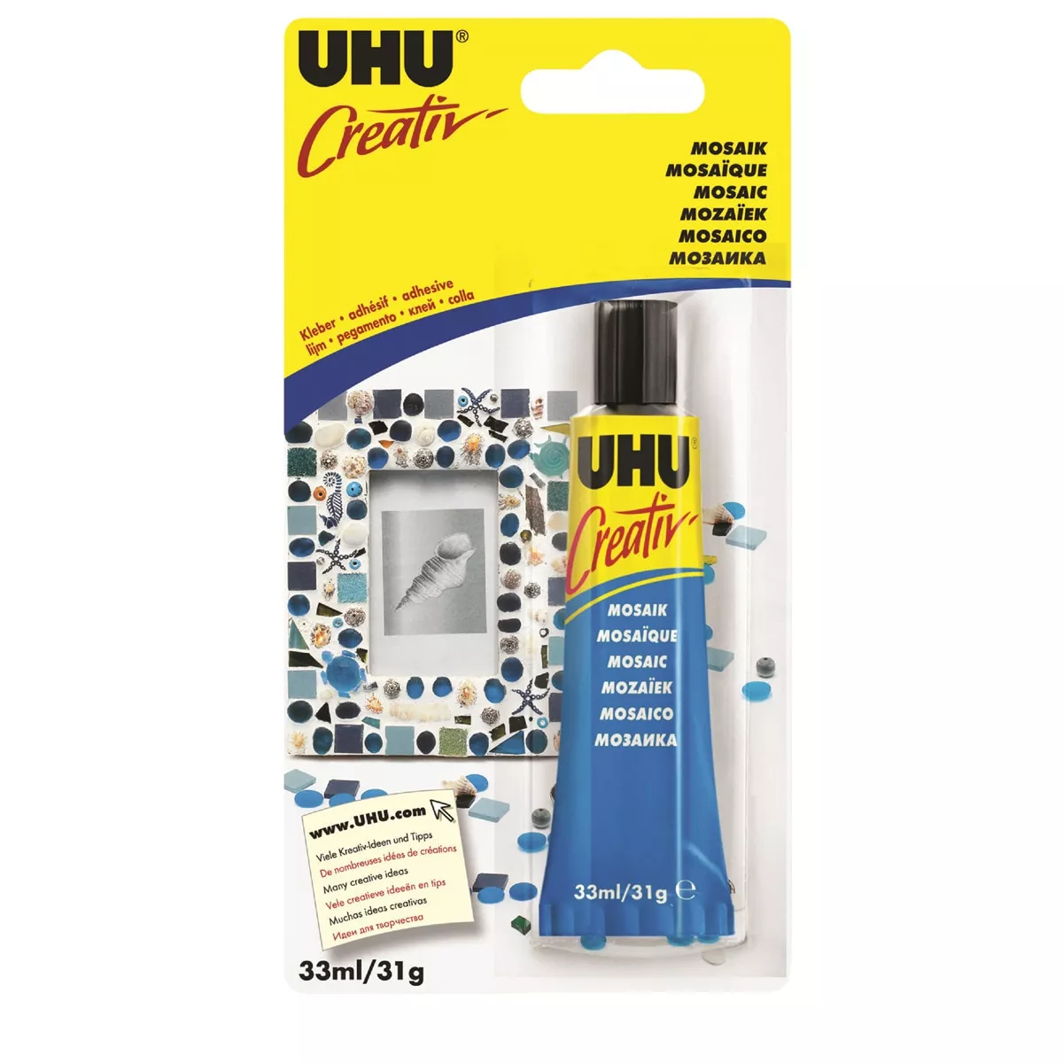 Uhu - Blíster Creativ Para Mosaicos Tubo 33Ml Amarillo En Oferta Uhu - Blíster Creativ Para Mosaicos Tubo 33Ml Amarillo Barato