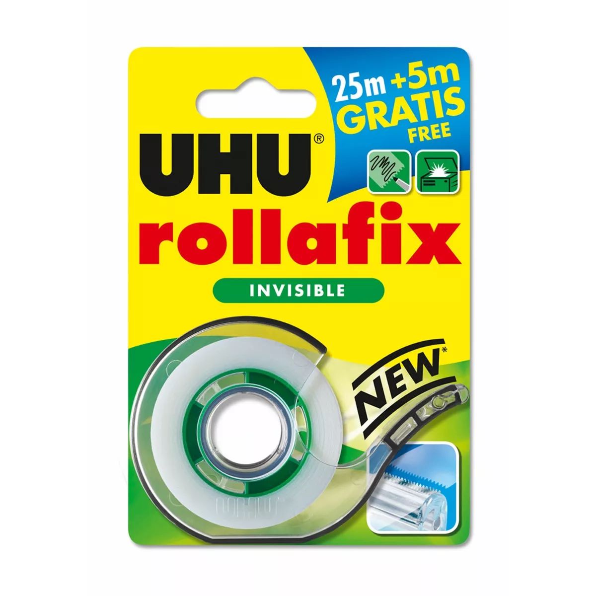 Uhu - Cinta Adhesiva Con Dispensador 25 M + 5 M Invisible Ice Age En Oferta Uhu - Cinta Adhesiva Con Dispensador 25 M + 5 M Invisible Ice Age Barato