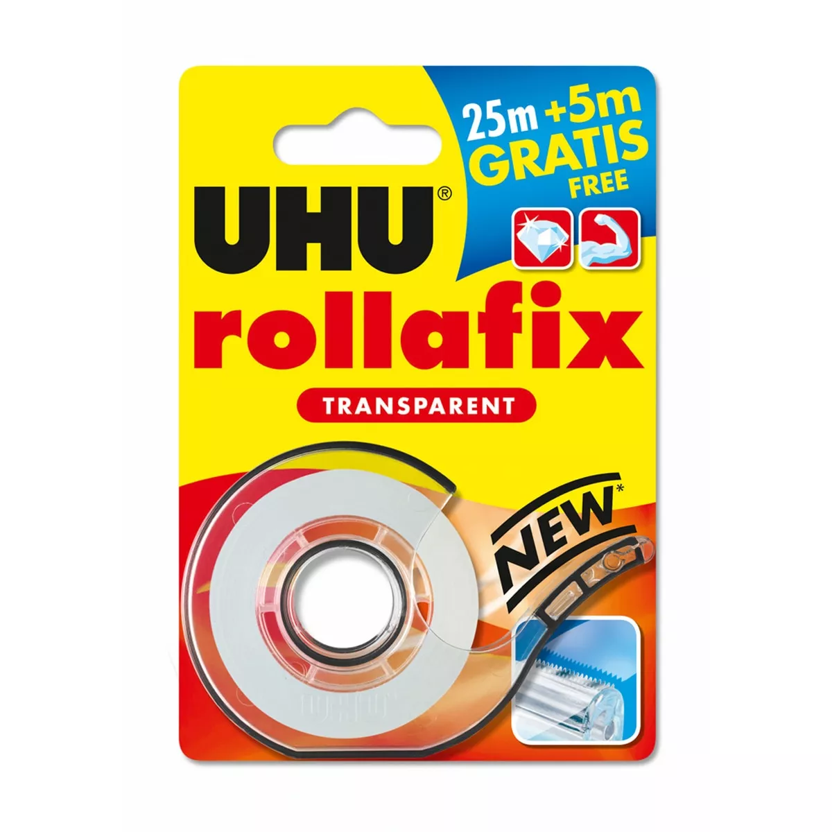 Uhu - Cinta Adhesiva Con Dispensador 25 M + 5 M Transparente Ice Age En Oferta Uhu - Cinta Adhesiva Con Dispensador 25 M + 5 M Transparente Ice Age Barato