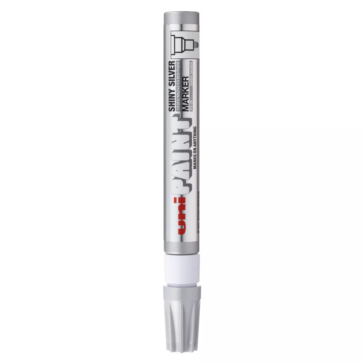 Uni Paint - Marcador Shiny 2,2-2,8 Mm Plata En Oferta Uni Paint - Marcador Shiny 2