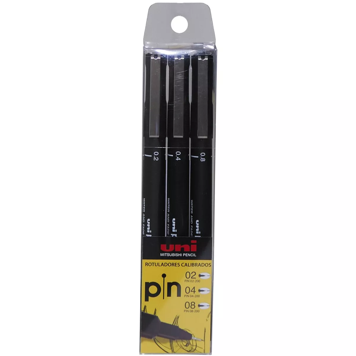 Uni Pin - Estuche Rotuladores Calibrados 02/04/08 Mm Negro En Oferta Uni Pin - Estuche Rotuladores Calibrados 02/04/08 Mm Negro Barato