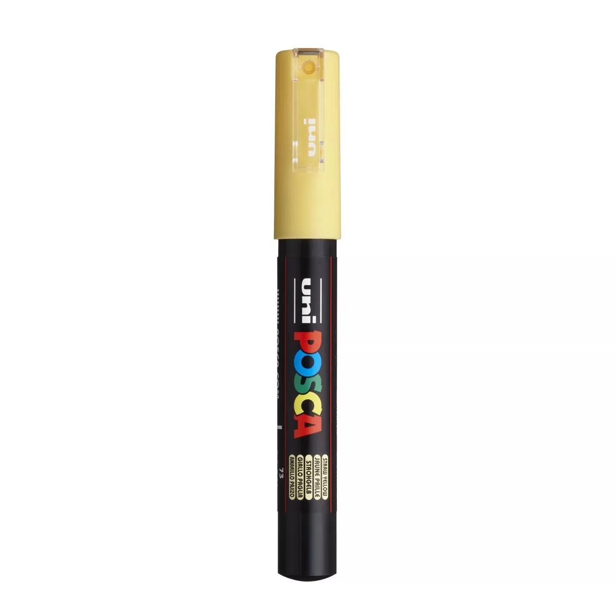 Uni Posca - Marcador De Pintura Base Al Agua 0,7 Mm. Amarillo Pajizo En Oferta Uni Posca - Marcador De Pintura Base Al Agua 0