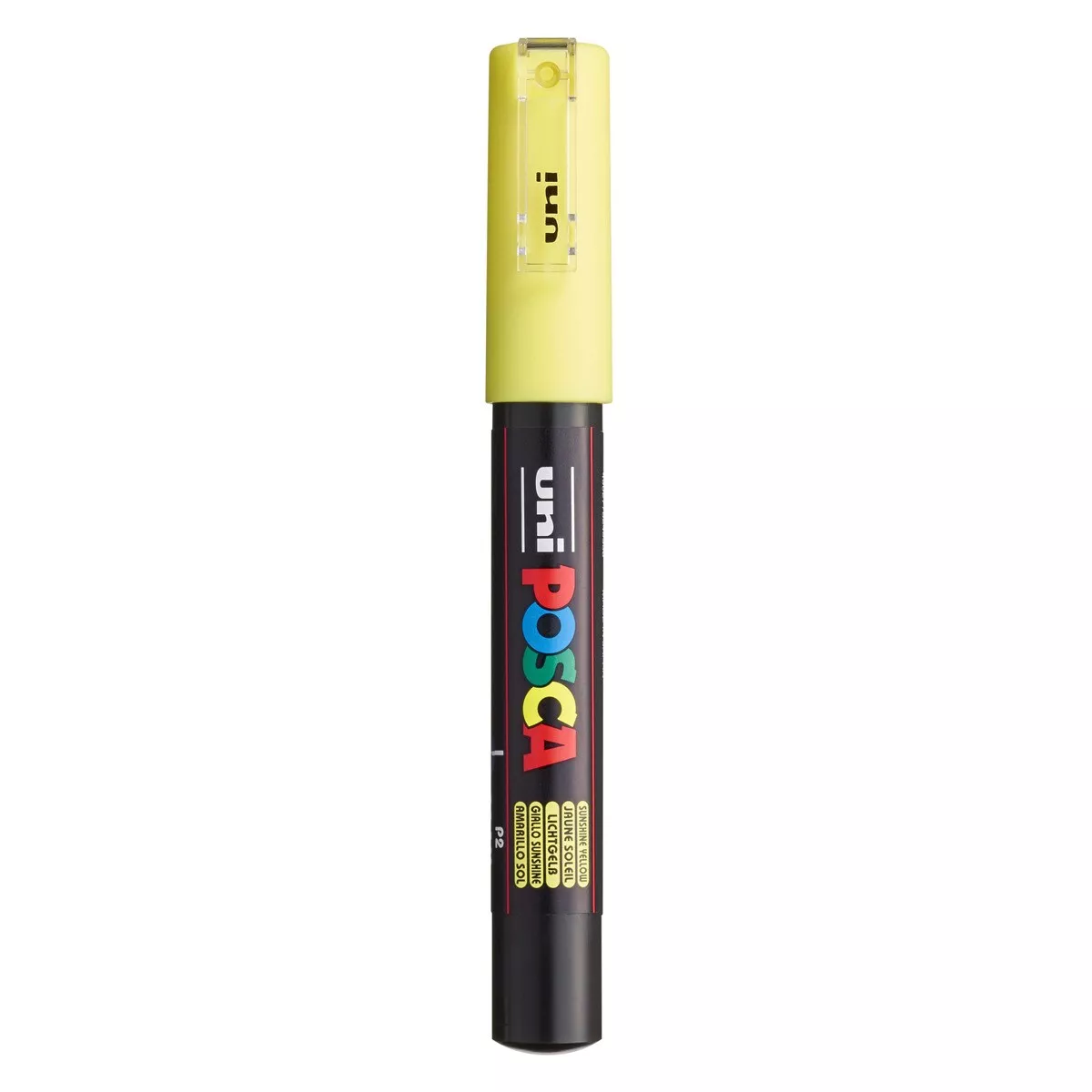 Uni Posca - Marcador De Pintura Base Al Agua 0,7 Mm. Amarillo Sol En Oferta Uni Posca - Marcador De Pintura Base Al Agua 0