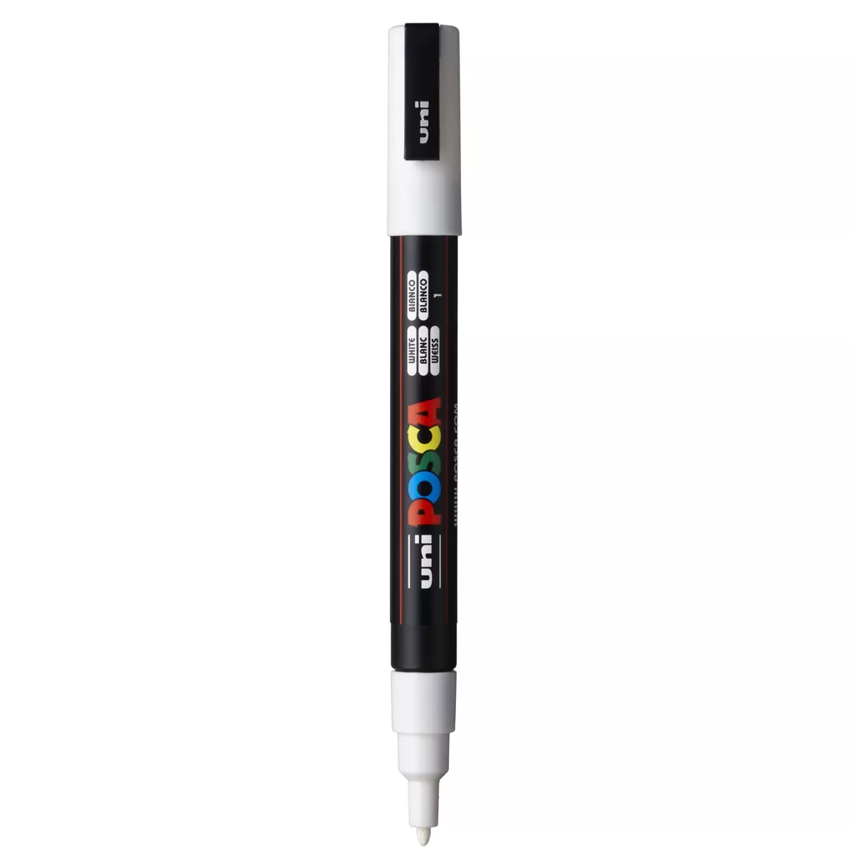 Uni Posca - Marcador De Pintura Base Al Agua 0,9-1,3 Mm. Blanco En Oferta Uni Posca - Marcador De Pintura Base Al Agua 0