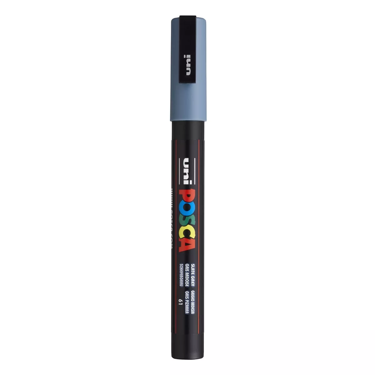 Uni Posca - Marcador De Pintura Base Al Agua 0,9-1,3 Mm. Gris Pizarra En Oferta Uni Posca - Marcador De Pintura Base Al Agua 0