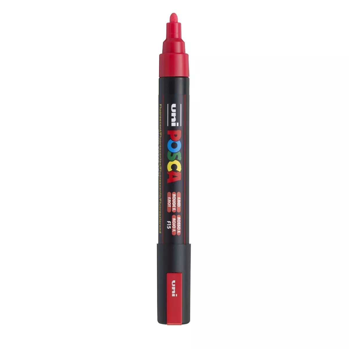 Uni Posca - Marcador De Pintura Base Al Agua 1,8-2,5 Mm. Rojo Fluor En Oferta Uni Posca - Marcador De Pintura Base Al Agua 1