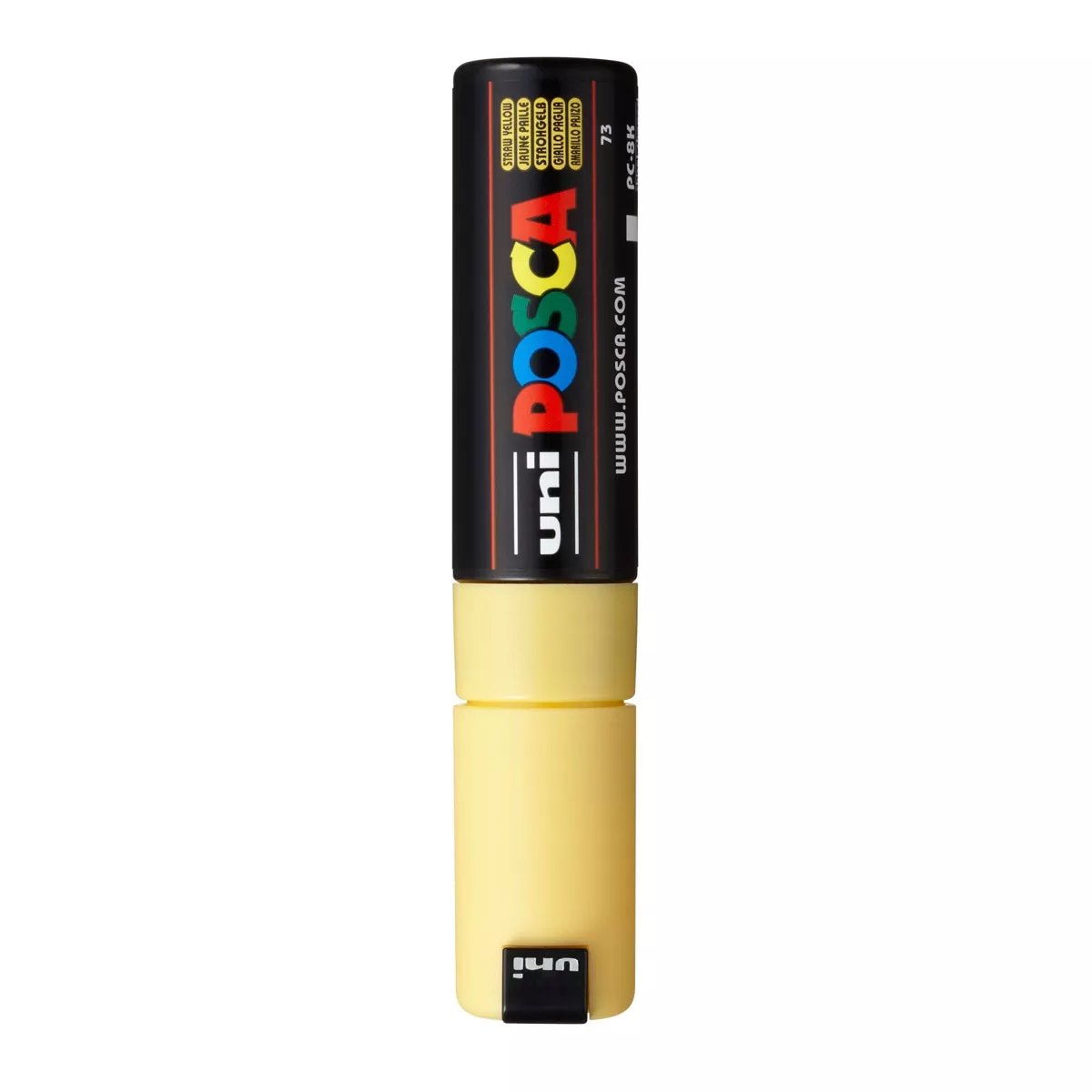 Uni Posca - Marcador De Pintura Base Al Agua 8,0 Mm Amarillo Pajizo En Oferta Uni Posca - Marcador De Pintura Base Al Agua 8