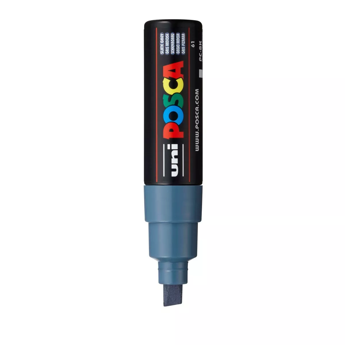Uni Posca - Marcador De Pintura Base Al Agua 8,0 Mm Gris Pizarra En Oferta Uni Posca - Marcador De Pintura Base Al Agua 8