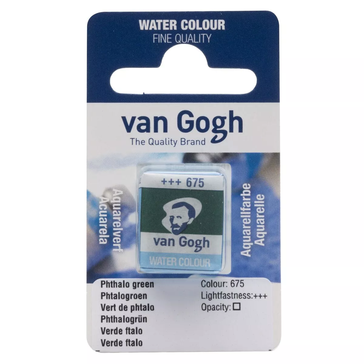 Van Gogh - Pastilla De Acuarela Verde Ftalo barato