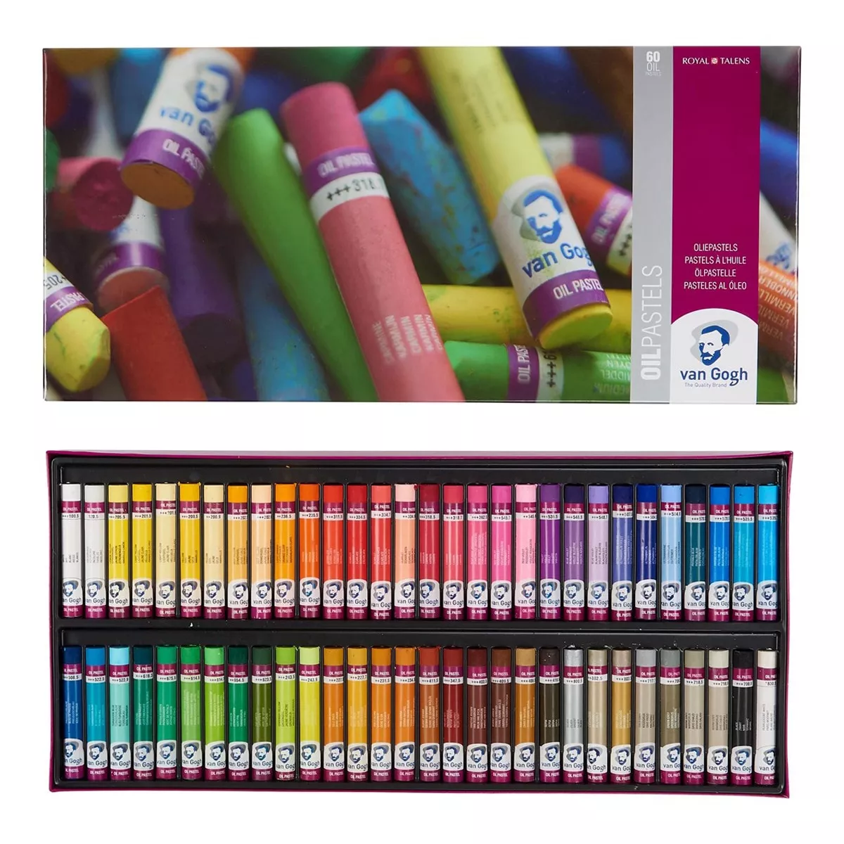Van Gogh - Set Completo De 60 Pasteles Al Óleo Multicolor barato