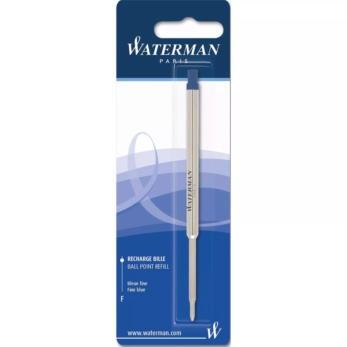 Waterman - Blíster Recambio Bolígrafo Estándar Máxima Azul Fino barato
