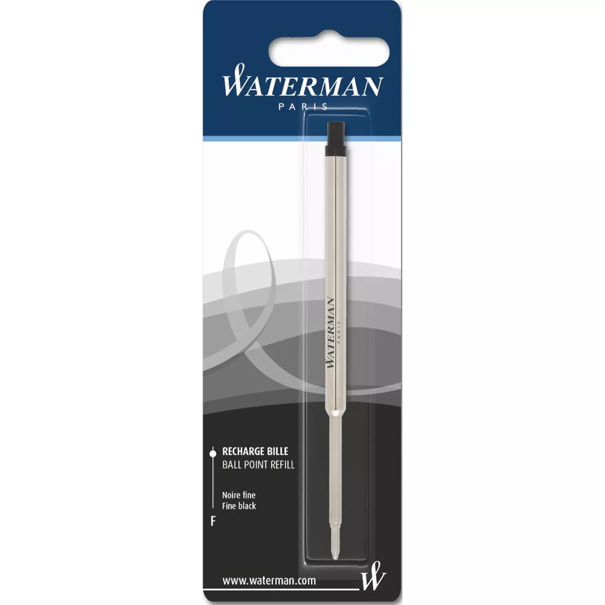 Waterman - Blíster Recambio Bolígrafo Estándar Máxima Negro Fino En Oferta Waterman - Blíster Recambio Bolígrafo Estándar Máxima Negro Fino Barato