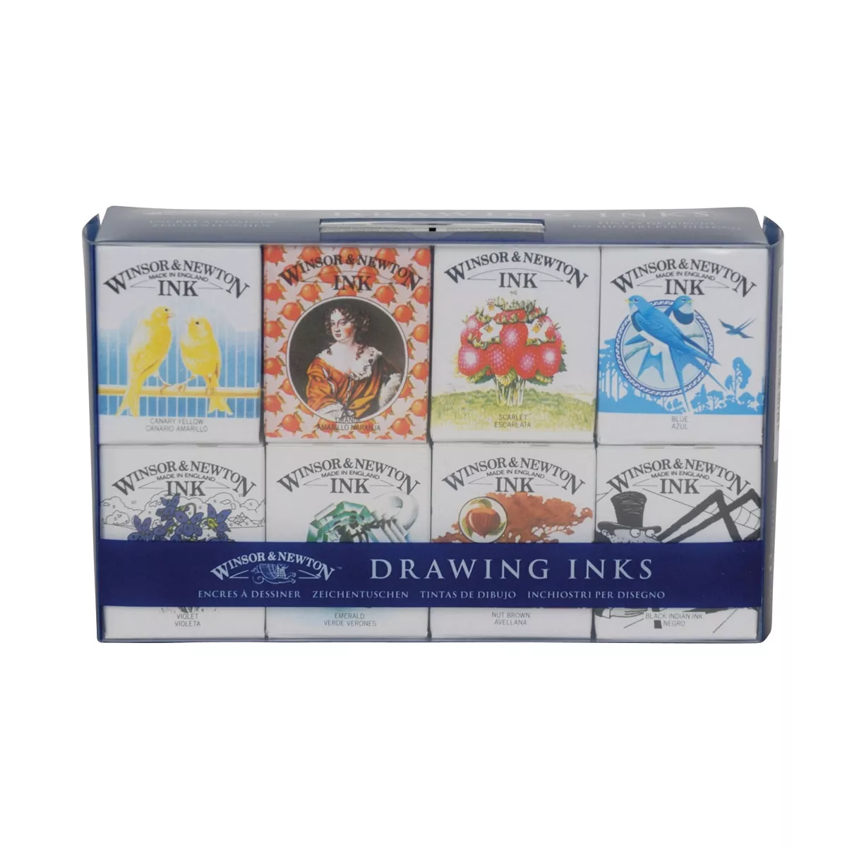 Winsor &Amp; Newton - Colección De Tintas De 8 Frascos De 14 Ml Henry Multicolor En Oferta Winsor &Amp; Newton - Colección De Tintas De 8 Frascos De 14 Ml Henry Multicolor Barato