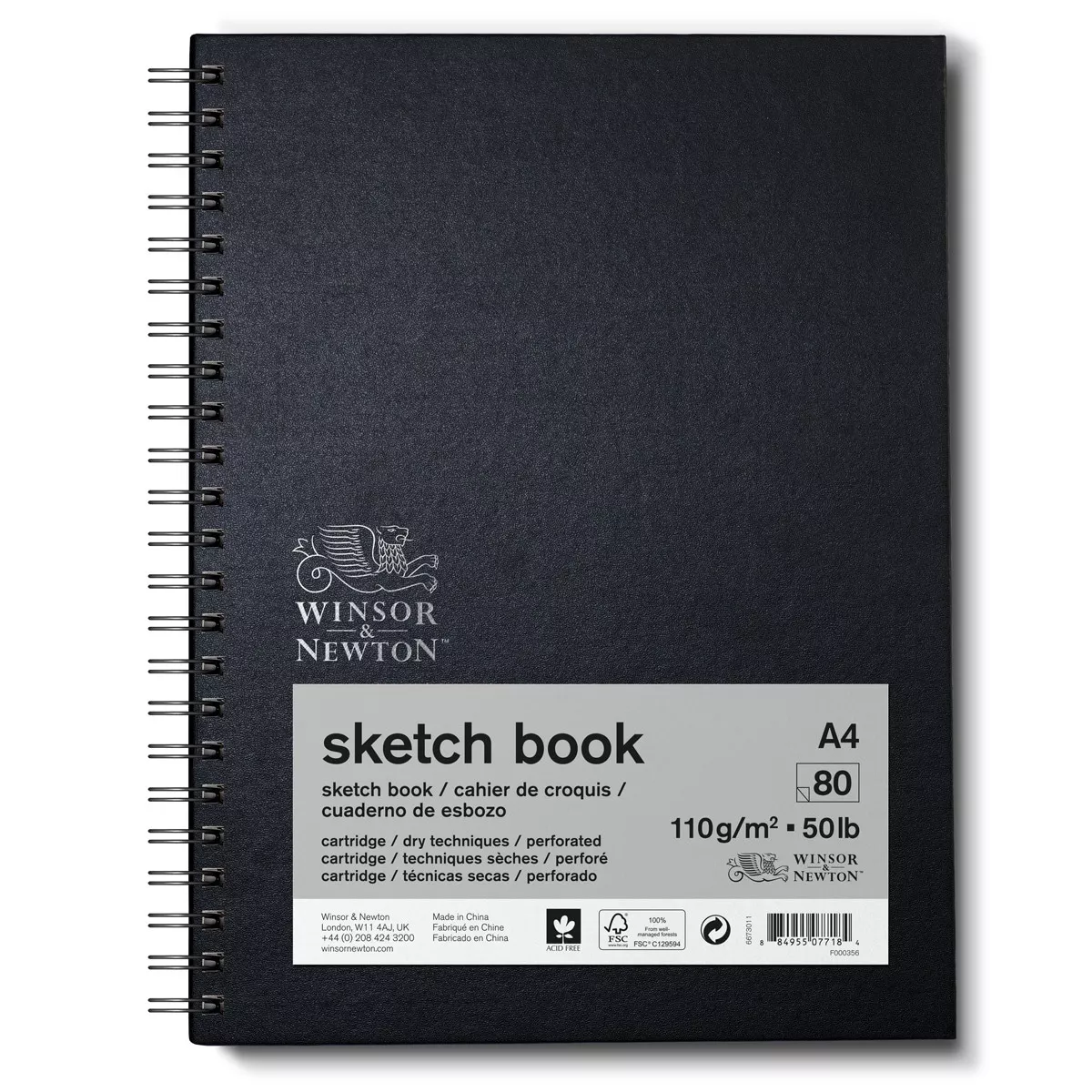 Winsor & Newton - Cuaderno Esbozo A4 Espiral Winsor&Newton barato