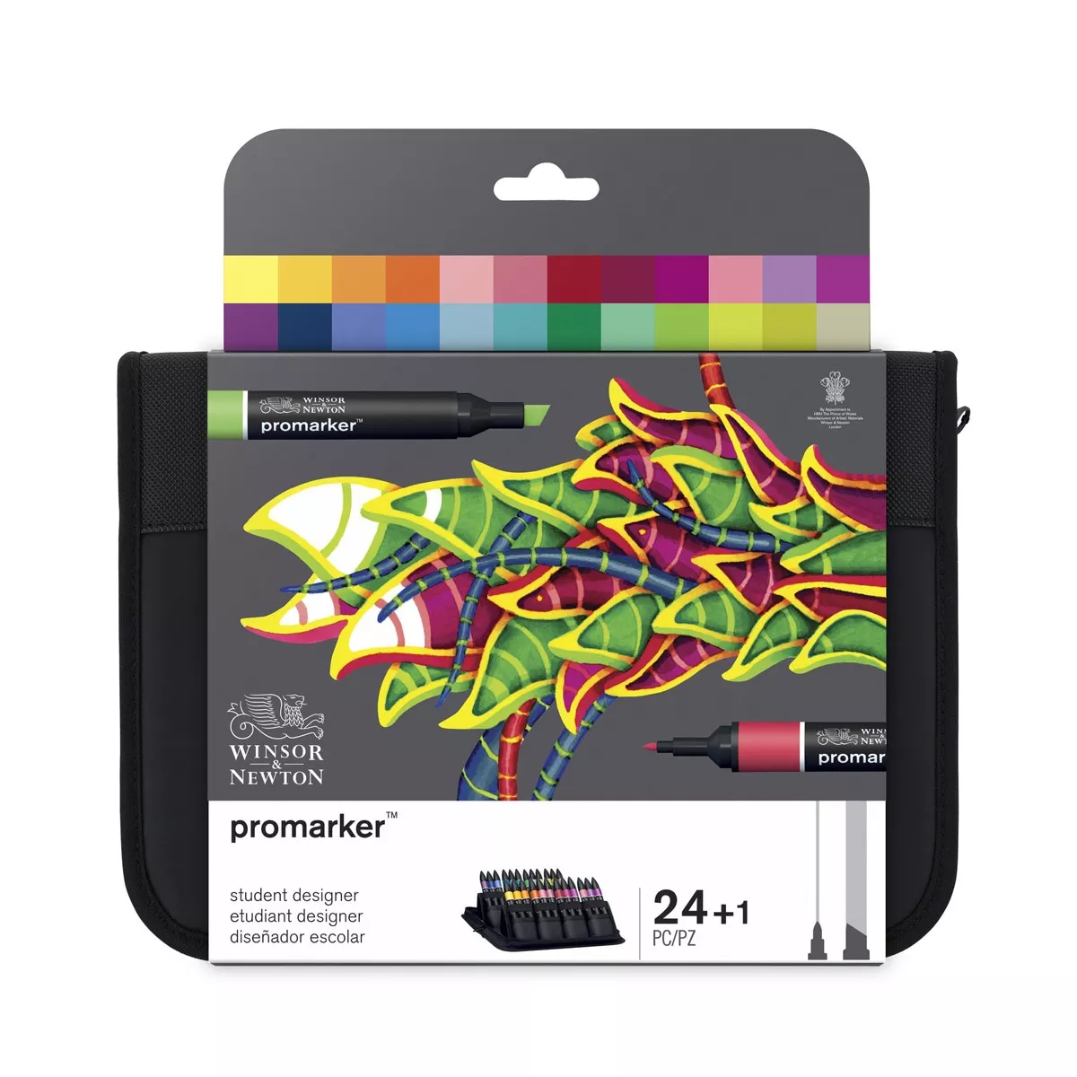 Winsor & Newton - Pack De 24 Rotuladores De Diseño Para Estudiantes Promarker Multicolor barato