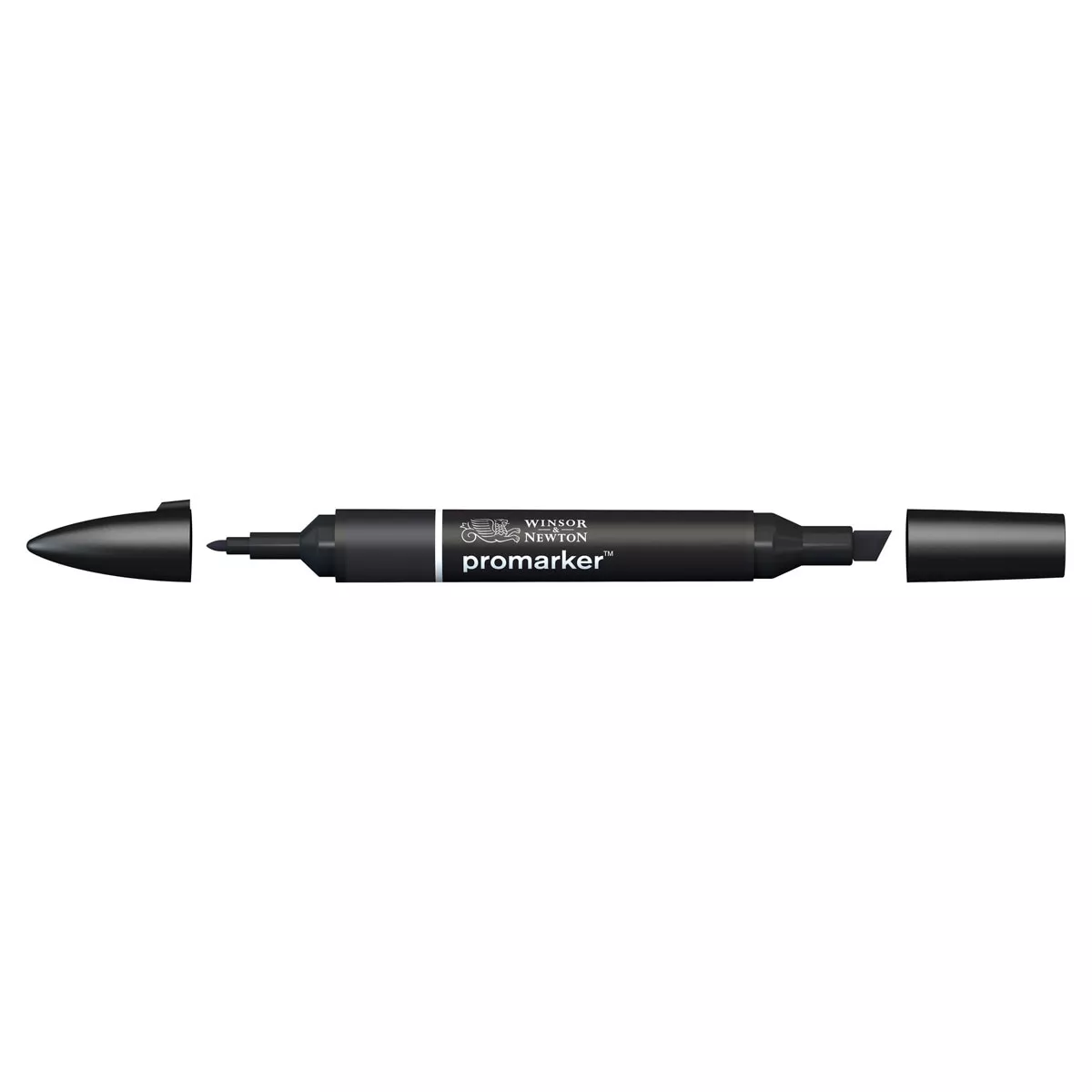 Winsor &Amp; Newton - Promarker, Rotulador De Alcohol Doble Punta Color Negro (Xb) En Oferta Winsor &Amp; Newton - Promarker